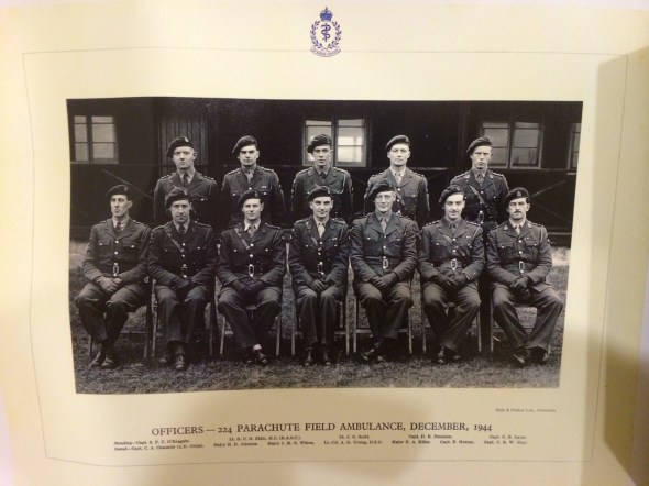 The Officers of 224 Parachute Field Ambulance, December-1944